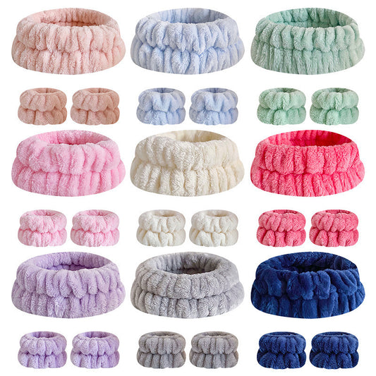 Face Washing Wristband & Headband