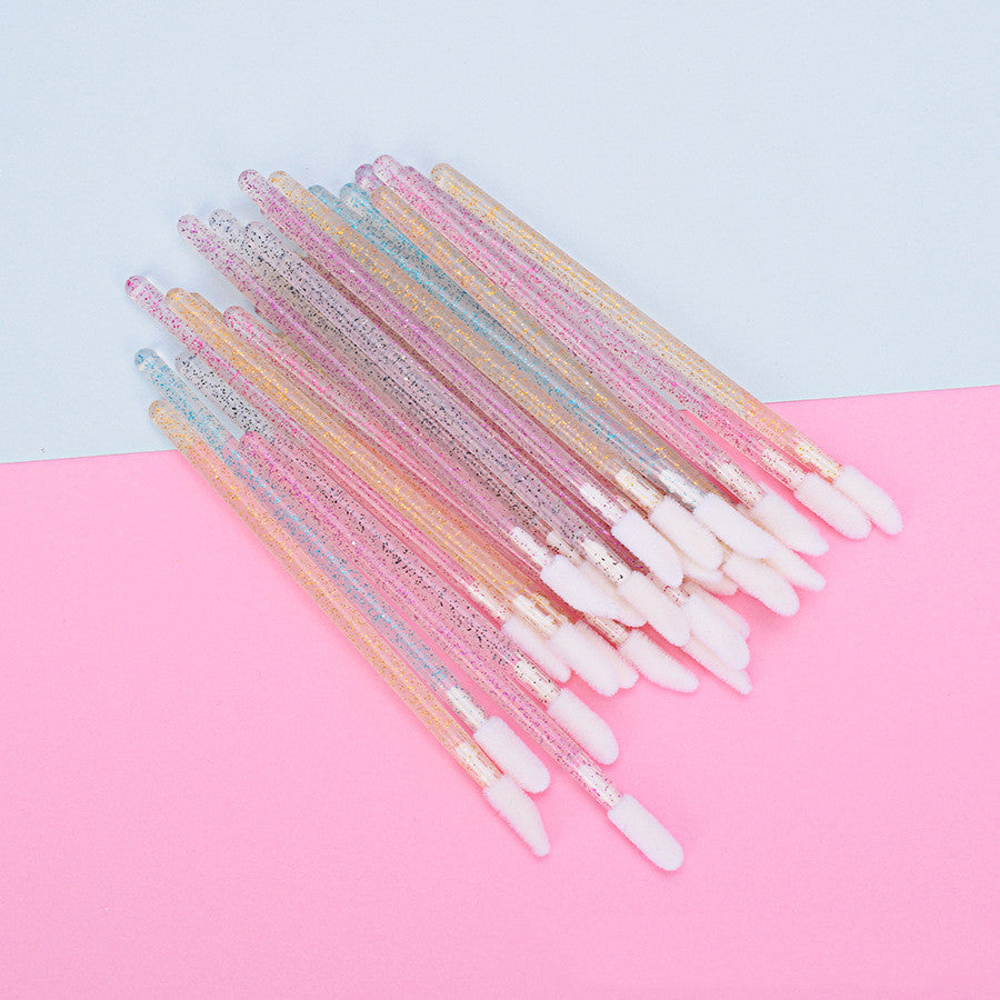 Crystal rod lip brush red brush lip gloss brush