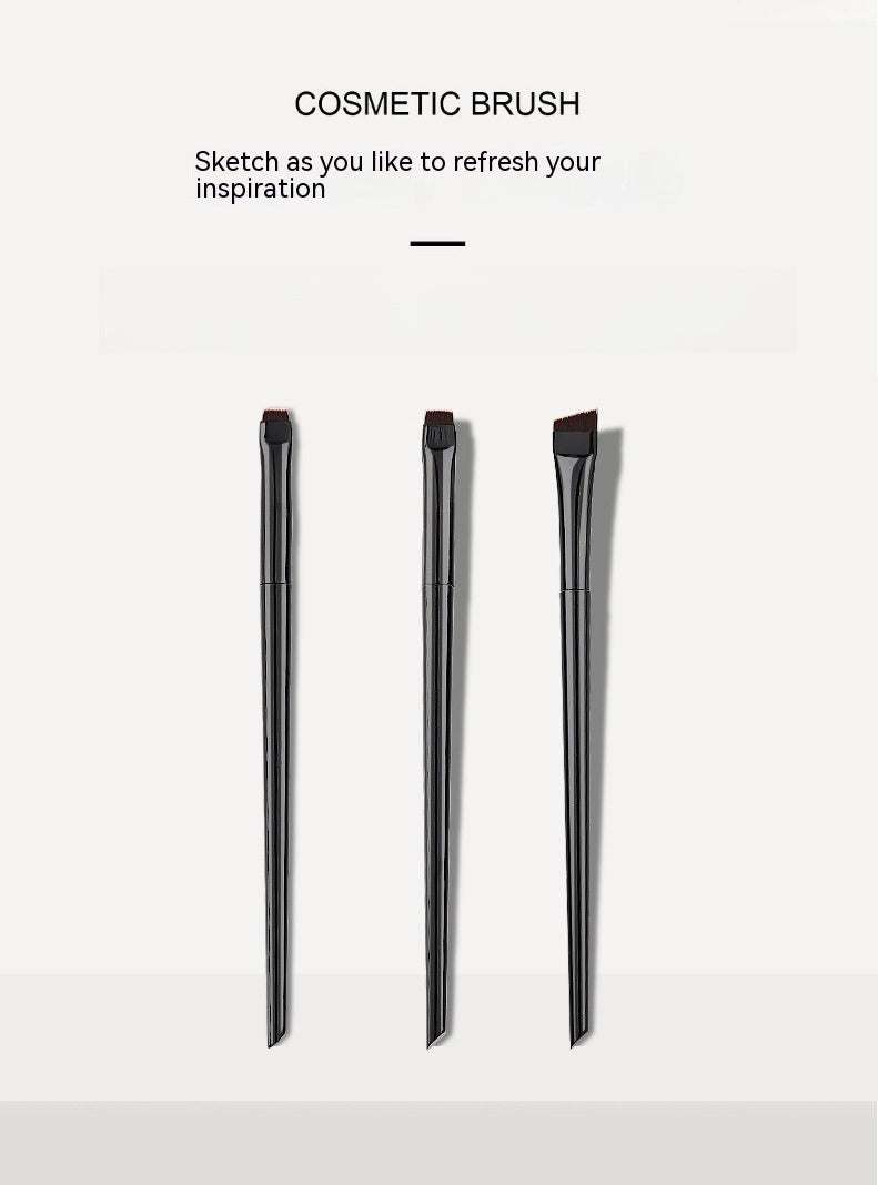 Blade Eyeliner Brush Fine Oblique Head Eyebrow Outline Creamy Ultra-thin