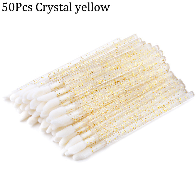 Crystal rod lip brush red brush lip gloss brush