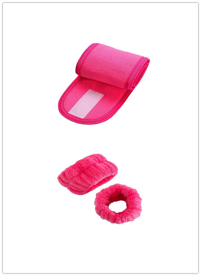 Face Washing Wristband & Headband