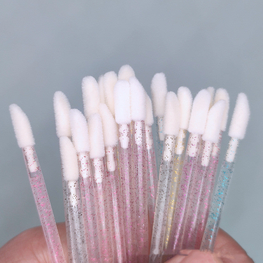 Crystal rod lip brush red brush lip gloss brush