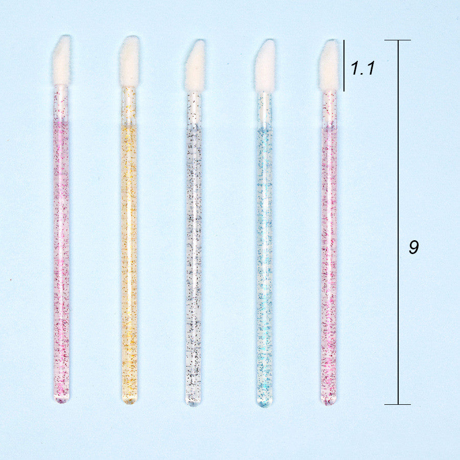 Crystal rod lip brush red brush lip gloss brush