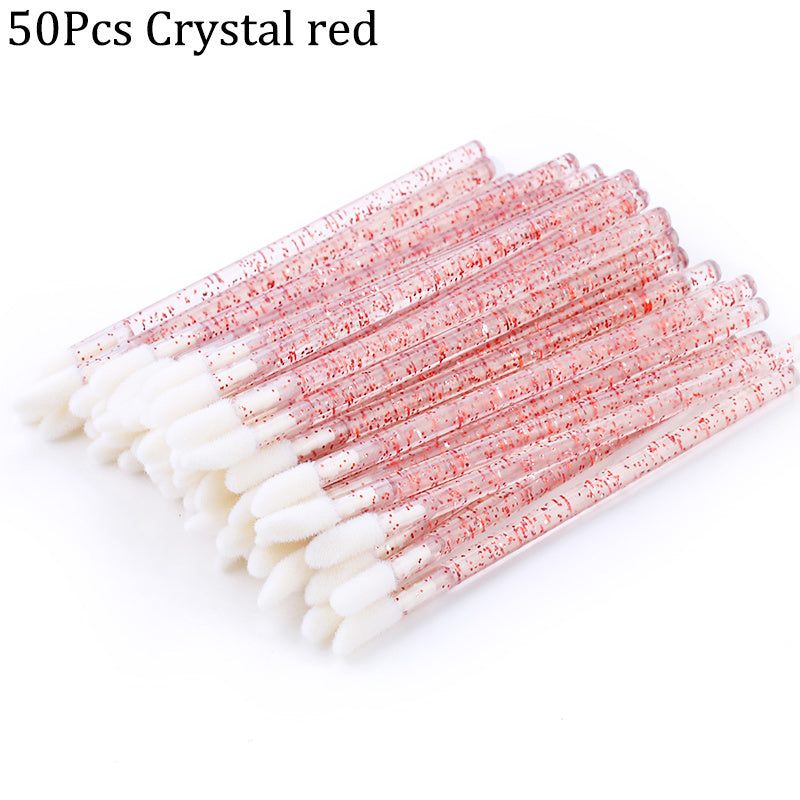 Crystal rod lip brush red brush lip gloss brush