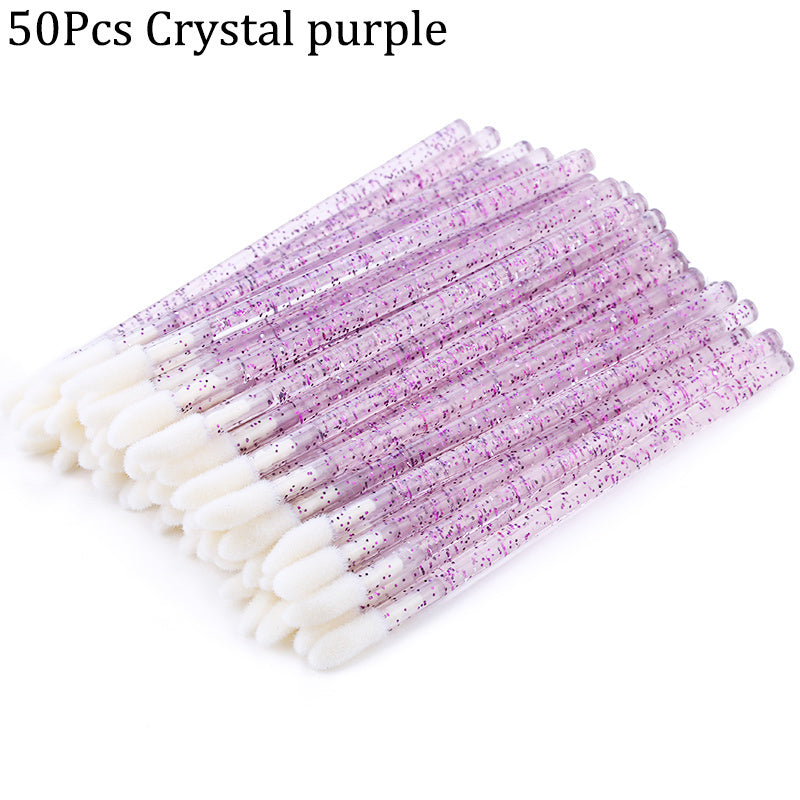 Crystal rod lip brush red brush lip gloss brush