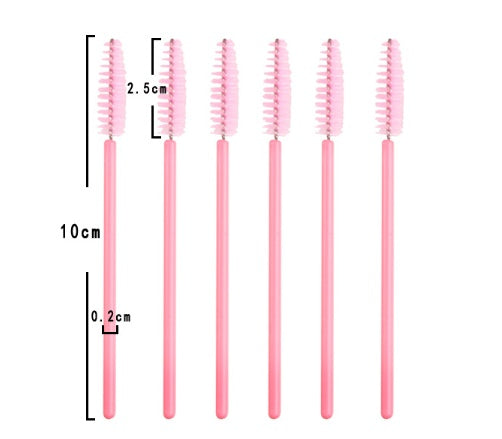 Disposable spiral eyelash brush